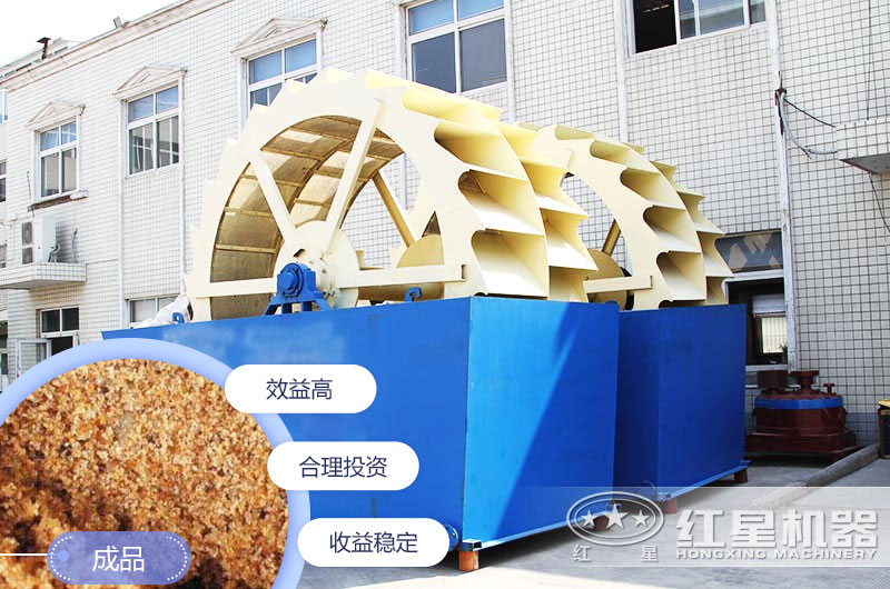 輪斗式洗砂機